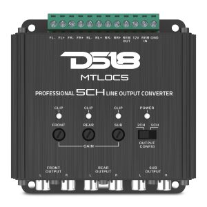 DS18 MTLOC5 5-Channel High-to-Low Level Line Output Converter with Remote Turn-On