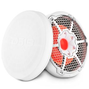 DS18 NXL-10SUB/WH NXL 10" Marine Subwoofer with LED RGB Lights 300 Watts Rms SVC 4-Ohm