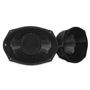DS18 RY-HD69BAFFLE Universal 6x9” Sealed Enclosures with Gasket – Fits Harley-Davidson Fairings, Saddlebags, Doors & Custom Panels