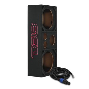 DS18 VOC12PRO Dual 12” + Dual 4” Tweeter + 2” Driver Ported Voceteo Empty Enclosure | Speakon-Ready