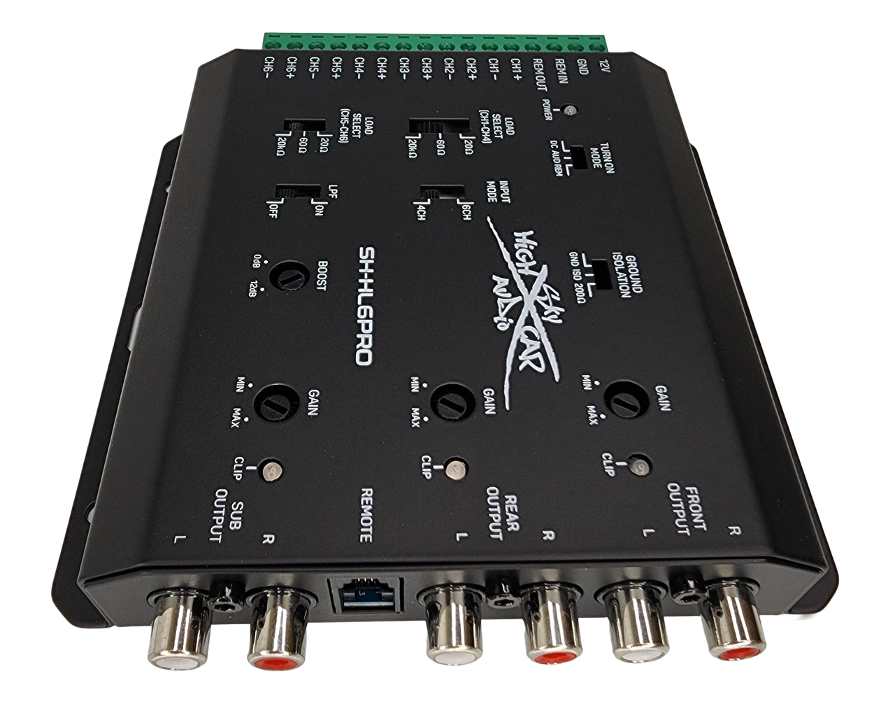 Sky High Car Audio 6 Channel Hi To Low Converter with Remote Bass Control - Image 2