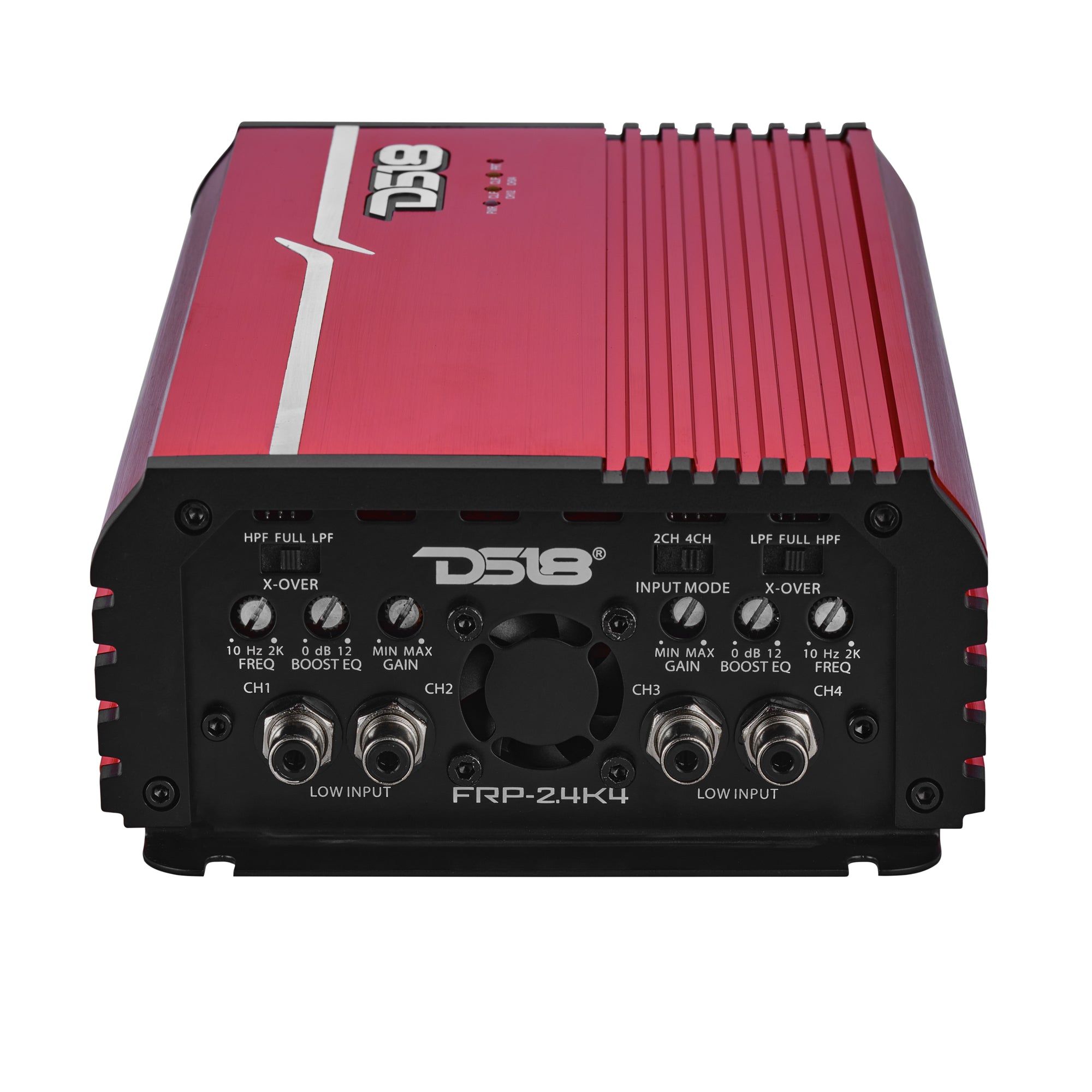 DS18 FRP-2.4K4/RD FRP Compact 4-Channel Full-Range Class-D Amplifier | 2400W RMS
