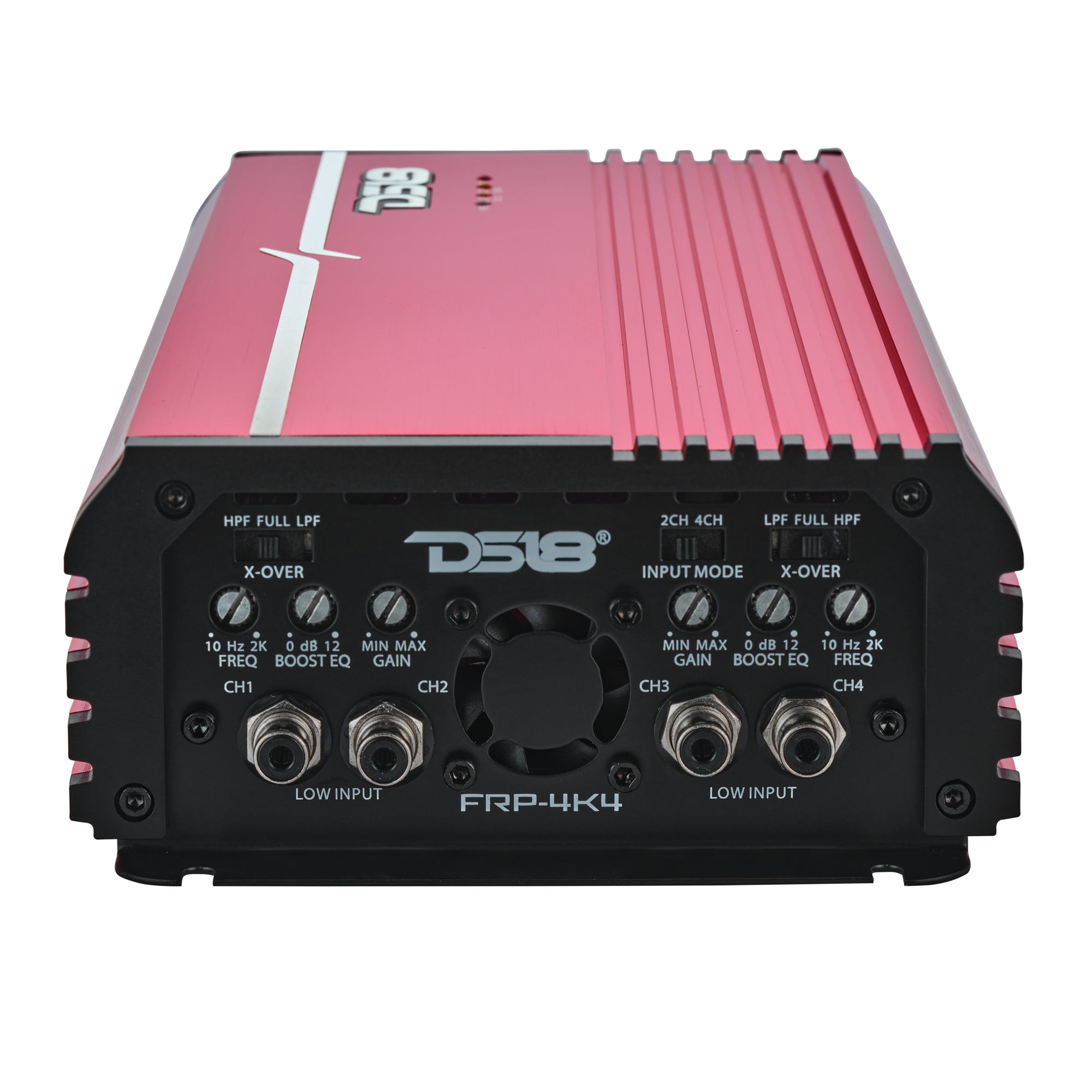 DS18 FRP-4K4/RD FRP Compact 4-Channel Full-Range Class-D Amplifier | 4000W RMS
