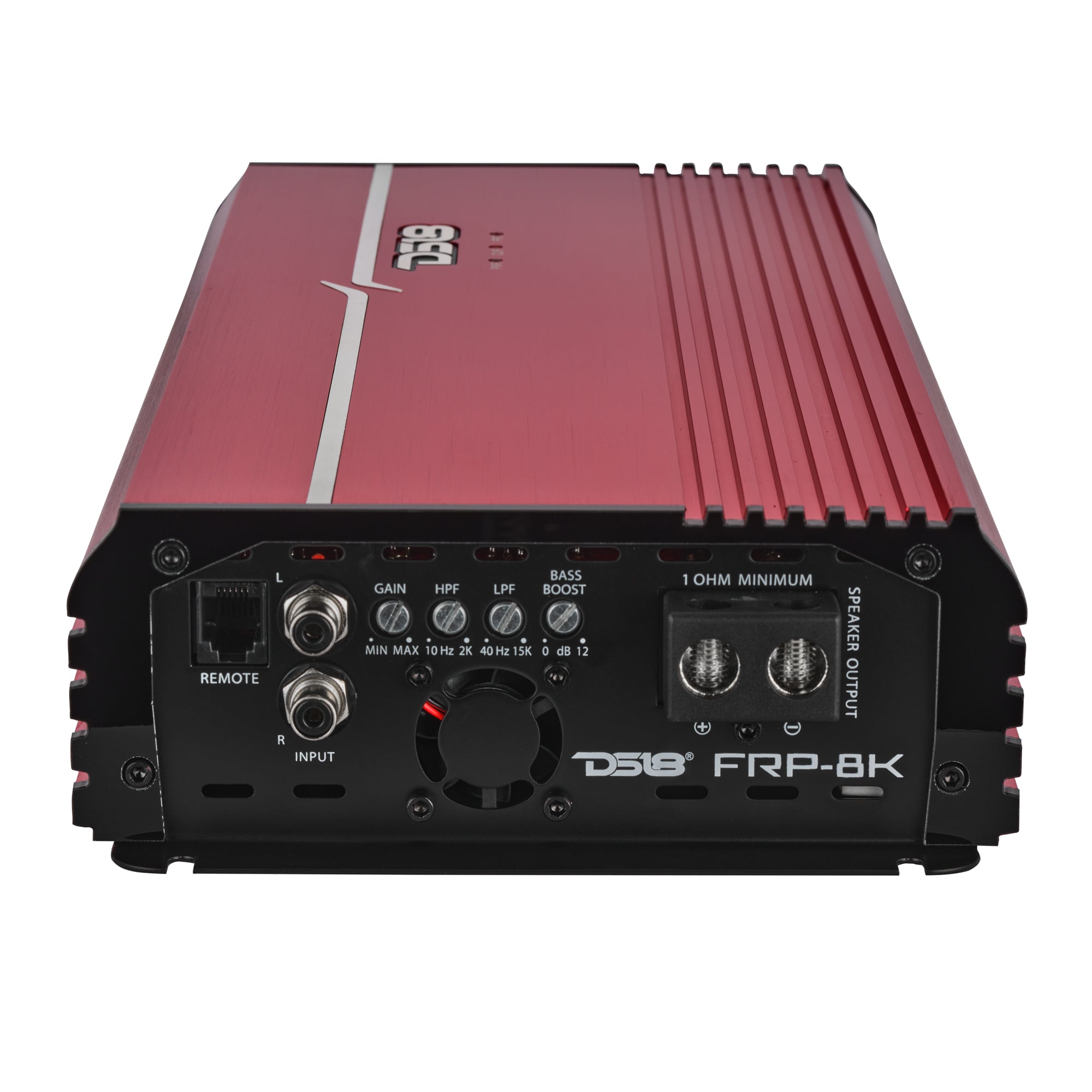 DS18 FRP-8K/RD FRP Compact Full-Range Class D 1-Channel Amplifier 8,000 Watts Rms @ 1-Ohm