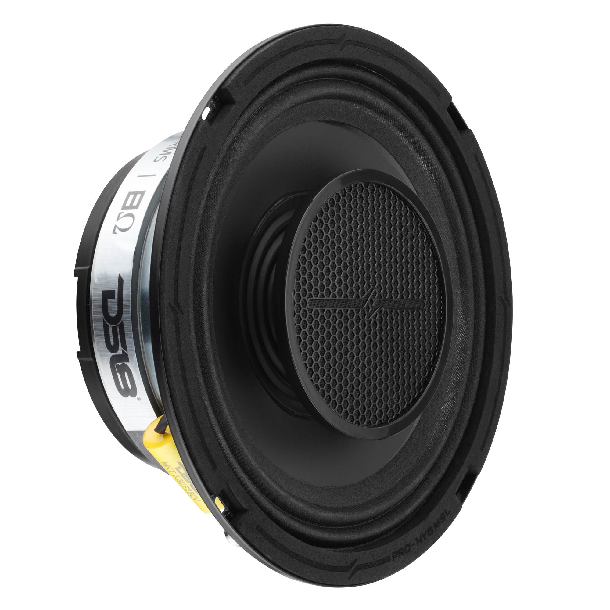 DS18 PRO-HY6MSL PRO 6.5" Shallow Coaxial Hybrid Mid-Range Loudspeaker with Built-in Driver | 150W RMS 8-Ohm