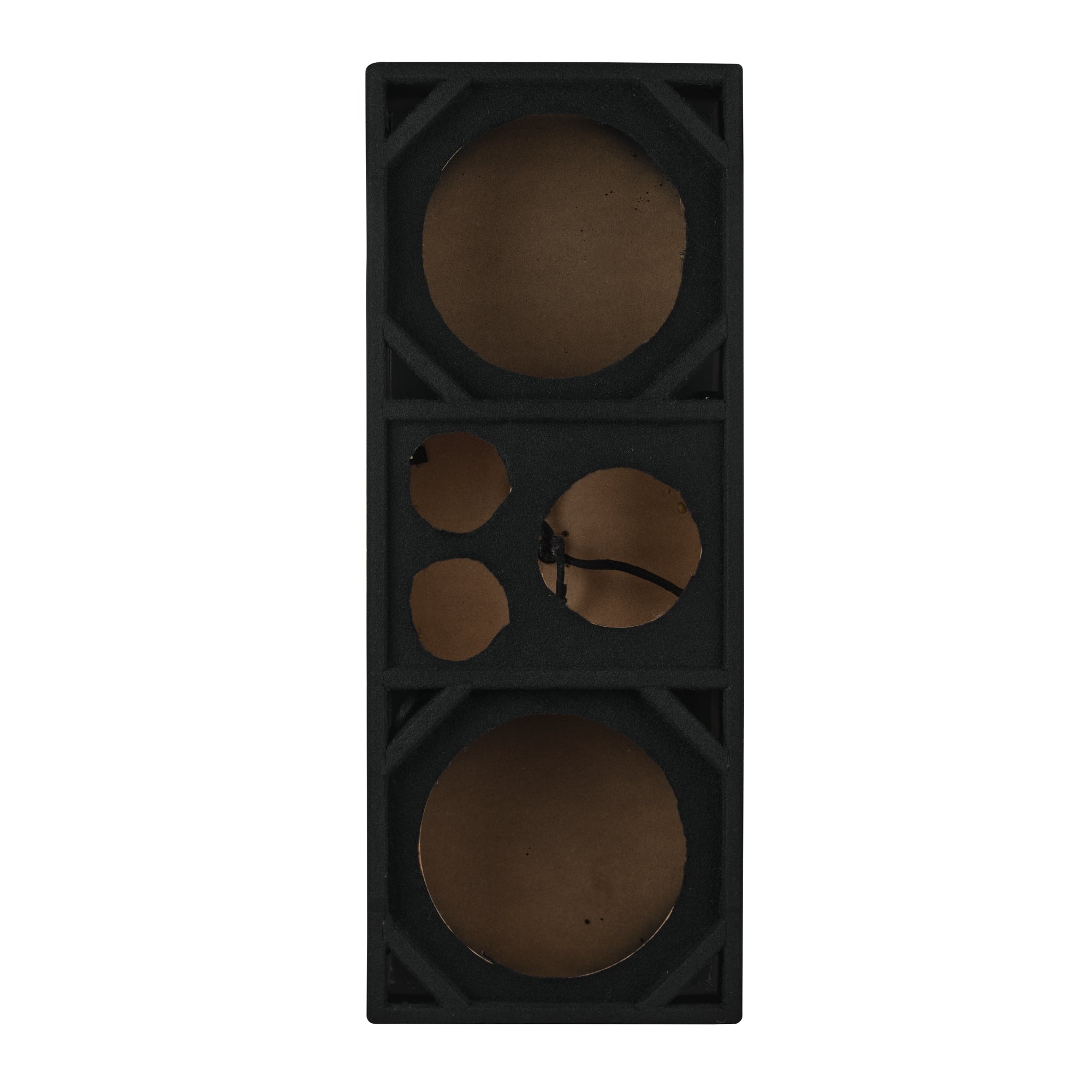 DS18 VOC10PRO Dual 10” + Dual 4” Tweeter + 2” Driver Ported Empty Voceteo Enclosure | Speakon-Ready