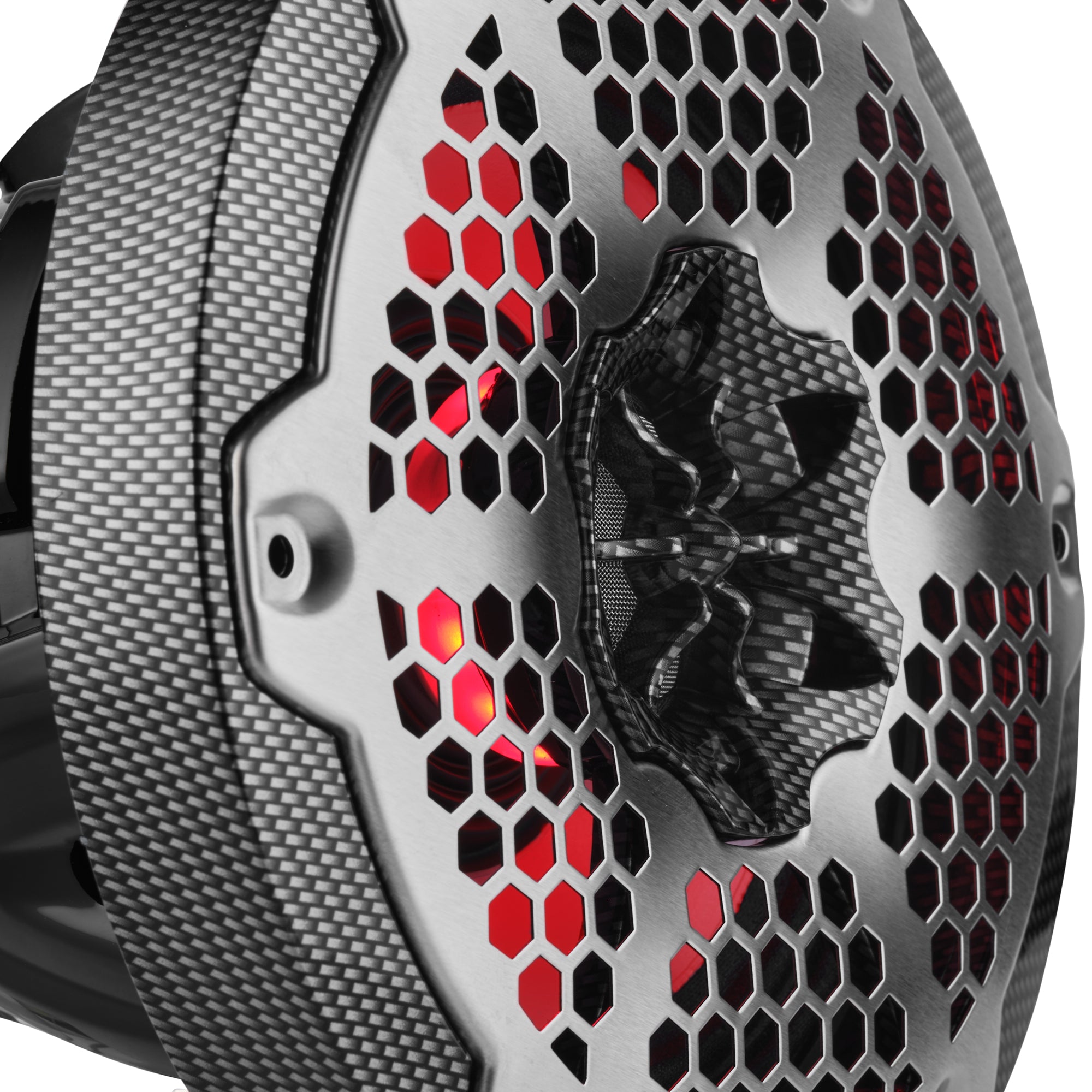 DS18 CF-6MD 6.5” Marine 2-Way Hybrid Speaker with RGB LED, Compression Driver and Neodymium Magnet | 250W RMS 4-Ohm