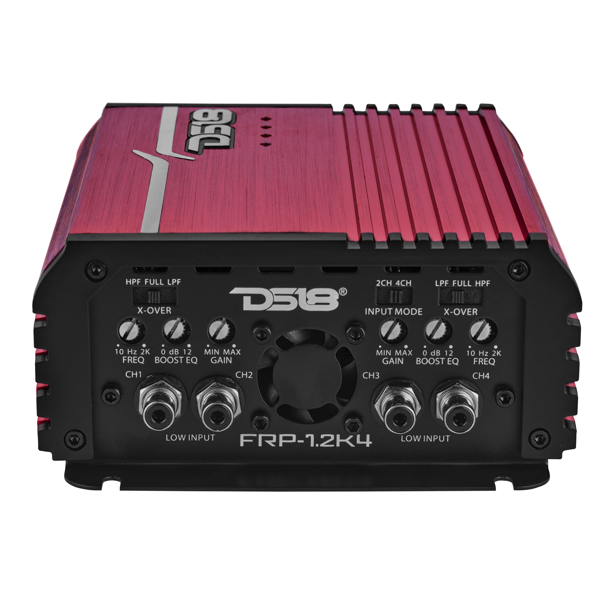 DS18 FRP-1.2K4/RD FRP Compact 4-Channel Full-Range Class-D Amplifier | 1200W RMS