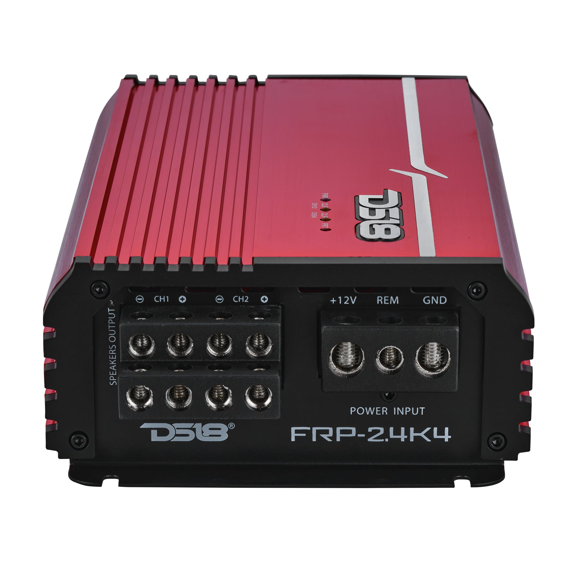 DS18 FRP-2.4K4/RD FRP Compact 4-Channel Full-Range Class-D Amplifier | 2400W RMS