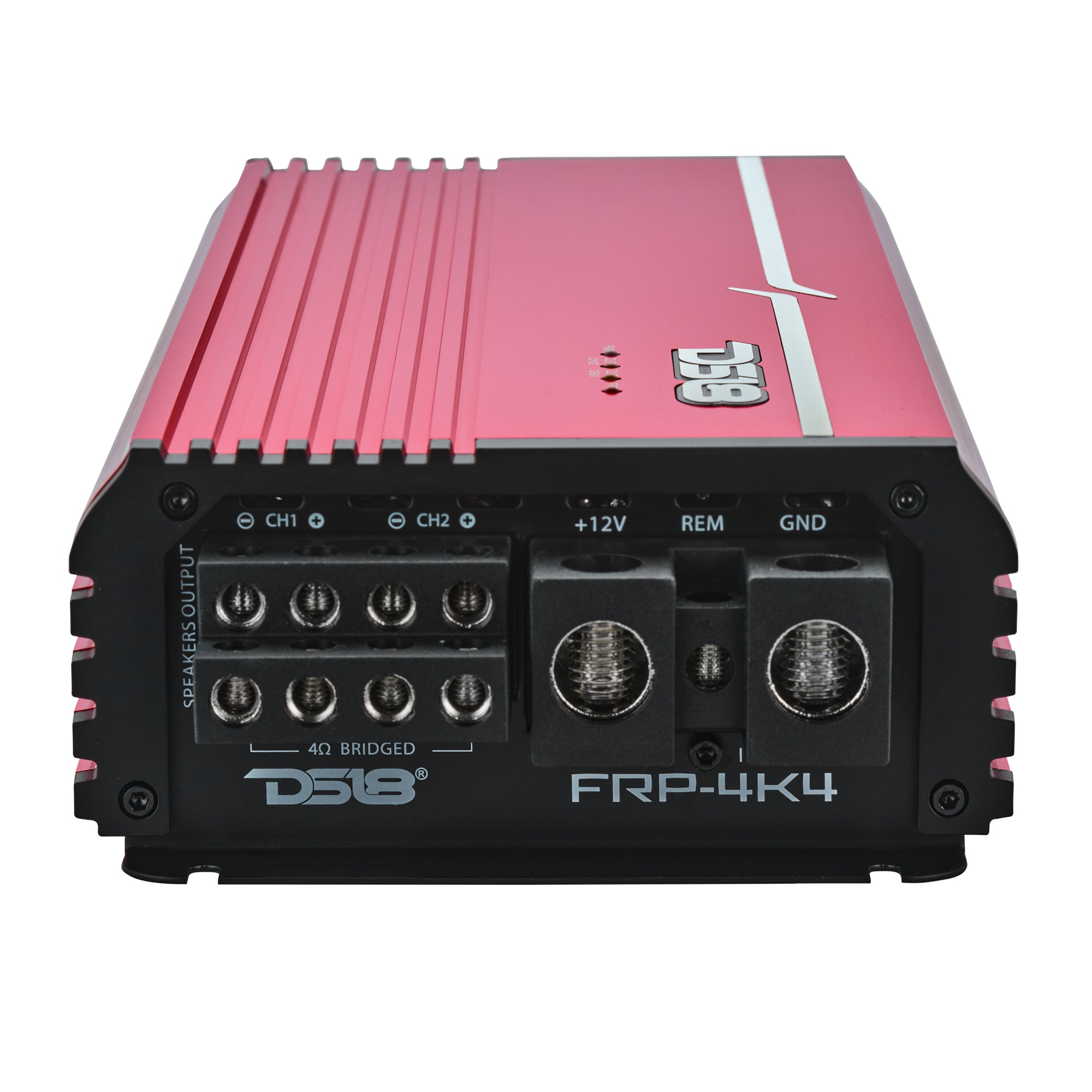 DS18 FRP-4K4/RD FRP Compact 4-Channel Full-Range Class-D Amplifier | 4000W RMS