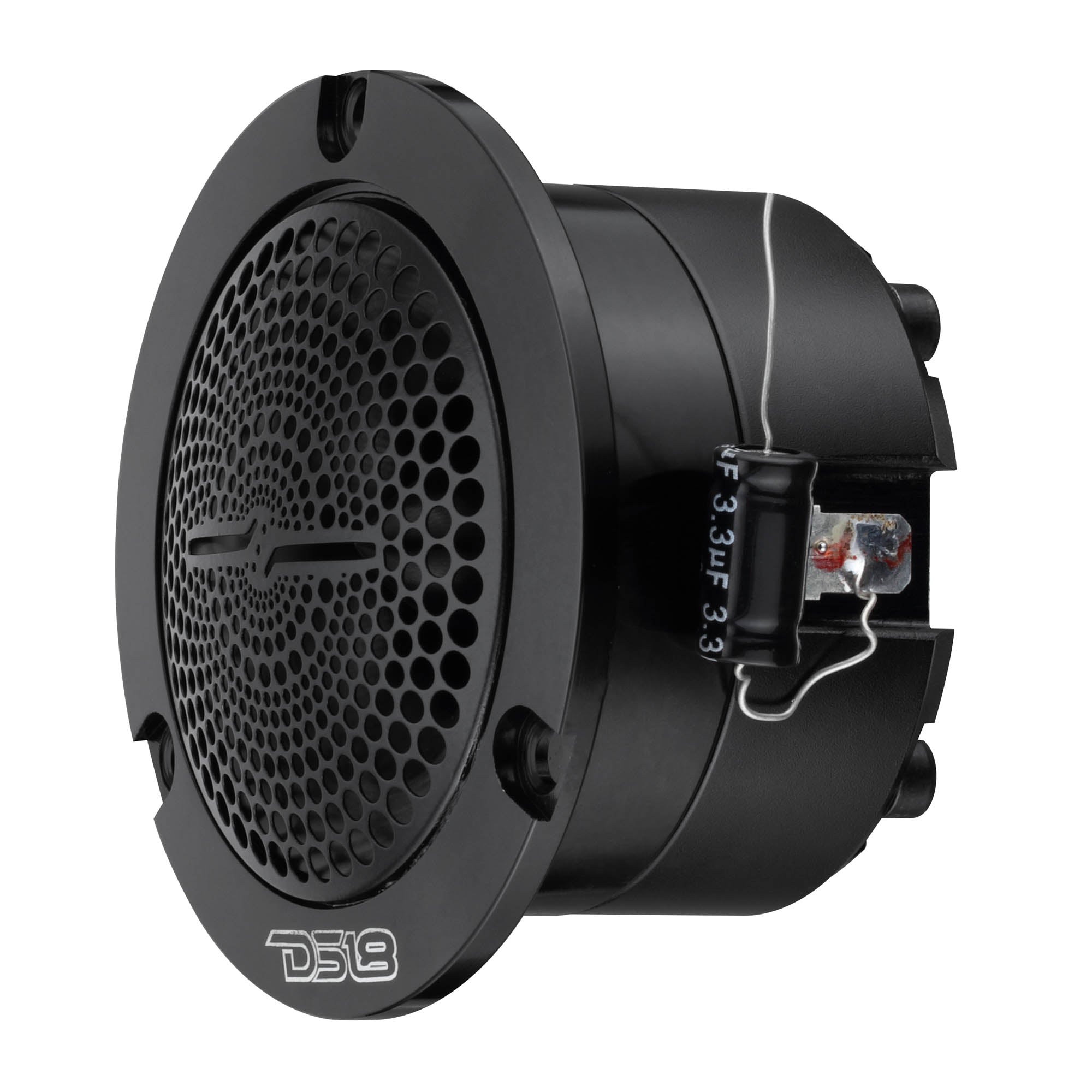 DS18 GTX2/BK 3” Super Bullet Tweeter with 1” Titanium Voice Coil and Neodymium Magnet | 120W RMS 4-Ohm