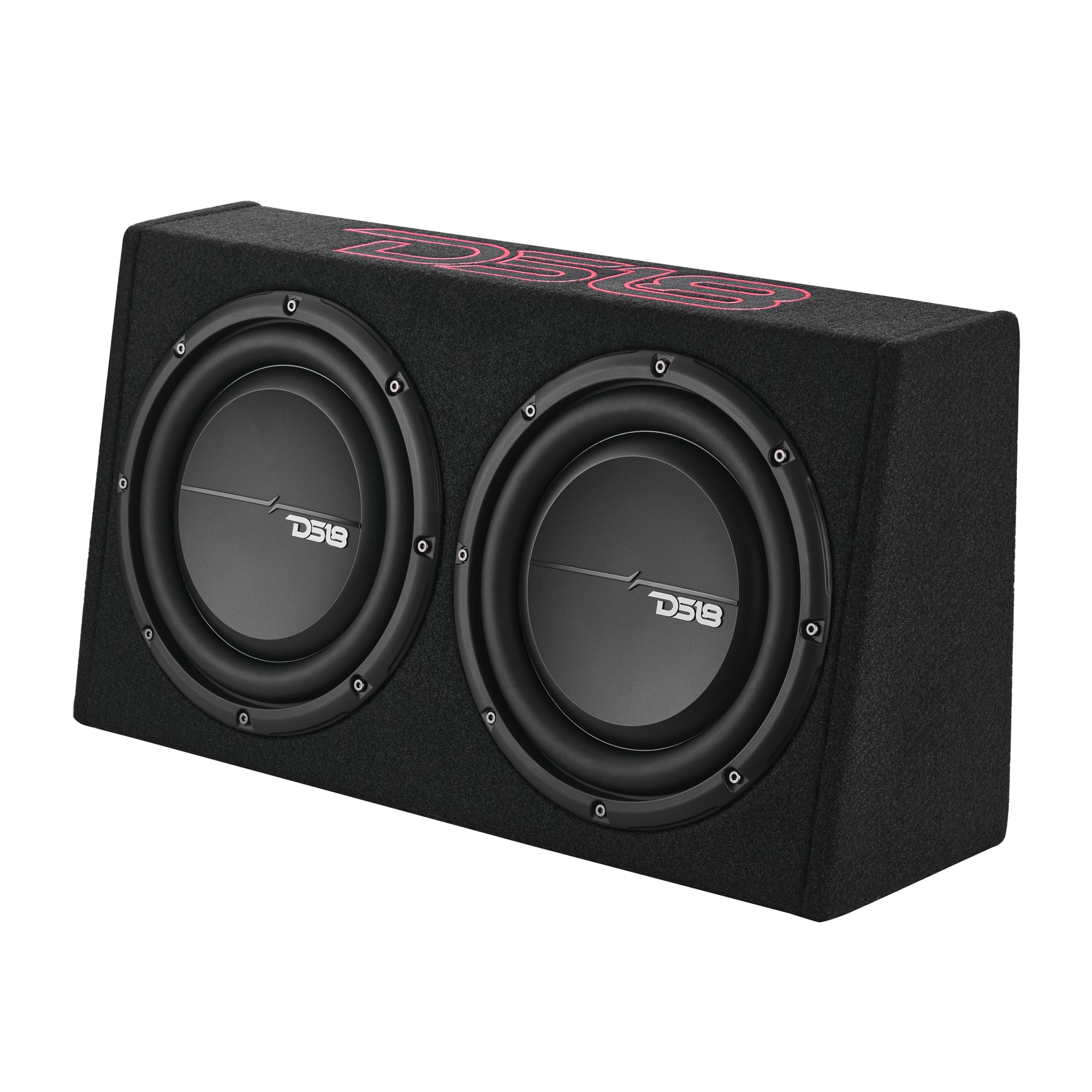 DS18 PU210 Loaded 10” Subwoofer + Passive Radiator Enclosure for Pickup Trucks