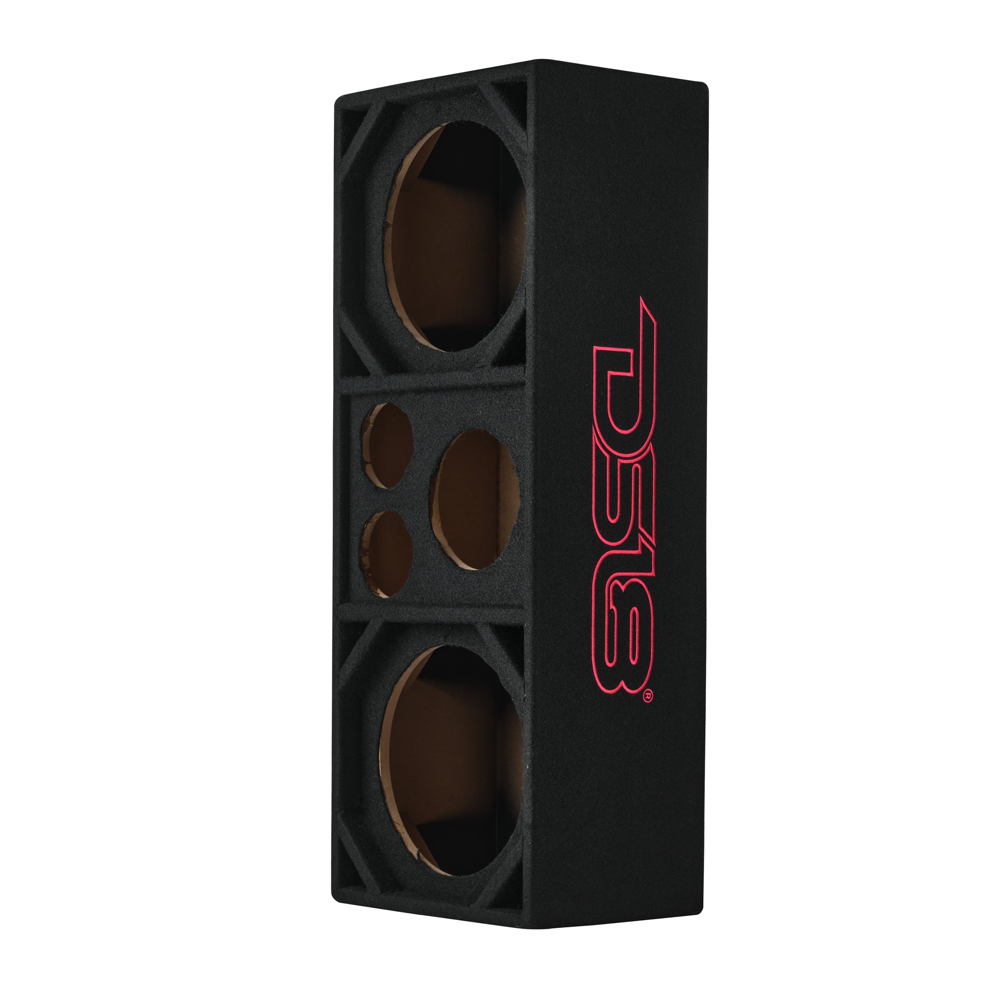 DS18 VOC10PRO Dual 10” + Dual 4” Tweeter + 2” Driver Ported Empty Voceteo Enclosure | Speakon-Ready