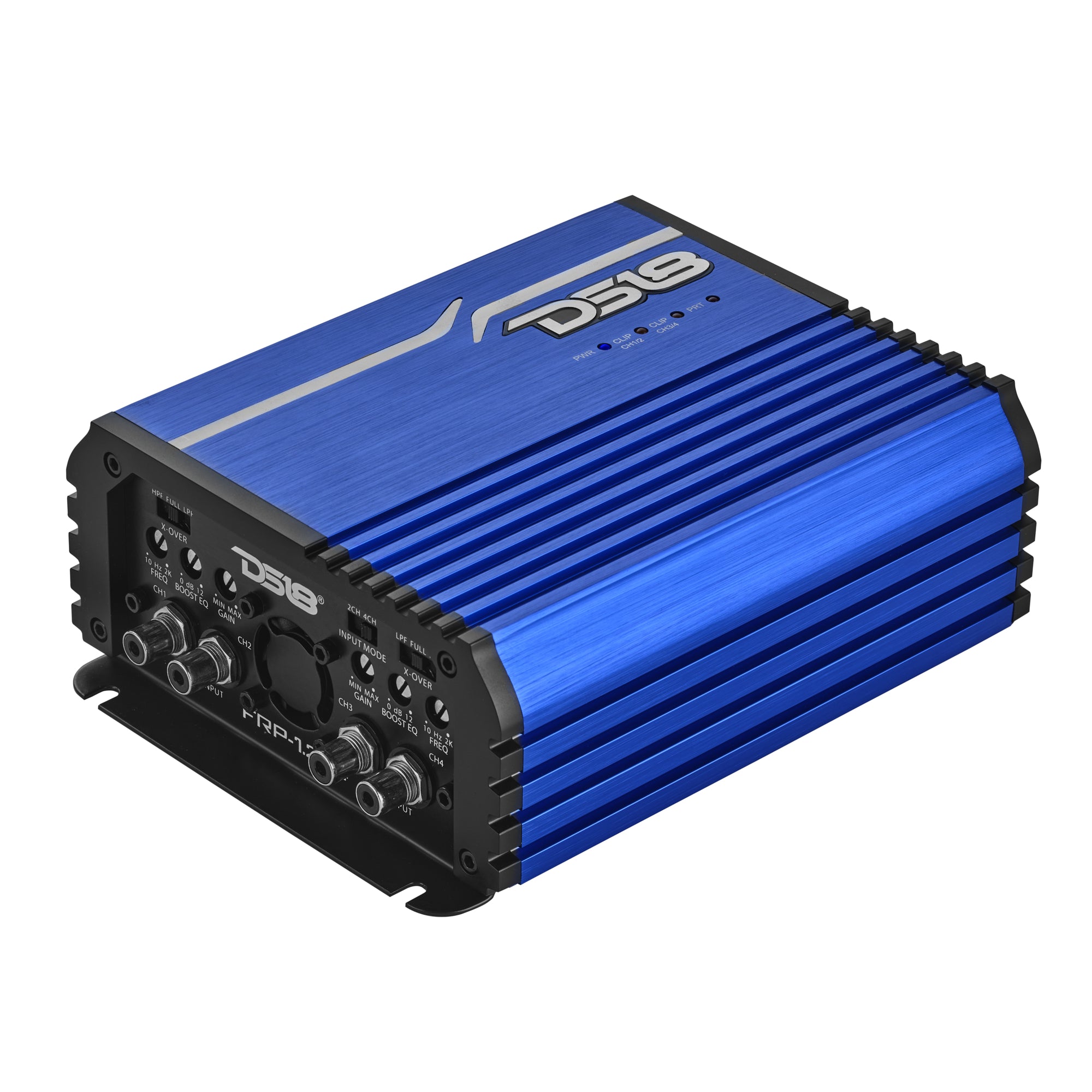 DS18 FRP-1.2K4/BL FRP Compact 4-Channel Full-Range Class-D Amplifier | 1200W RMS