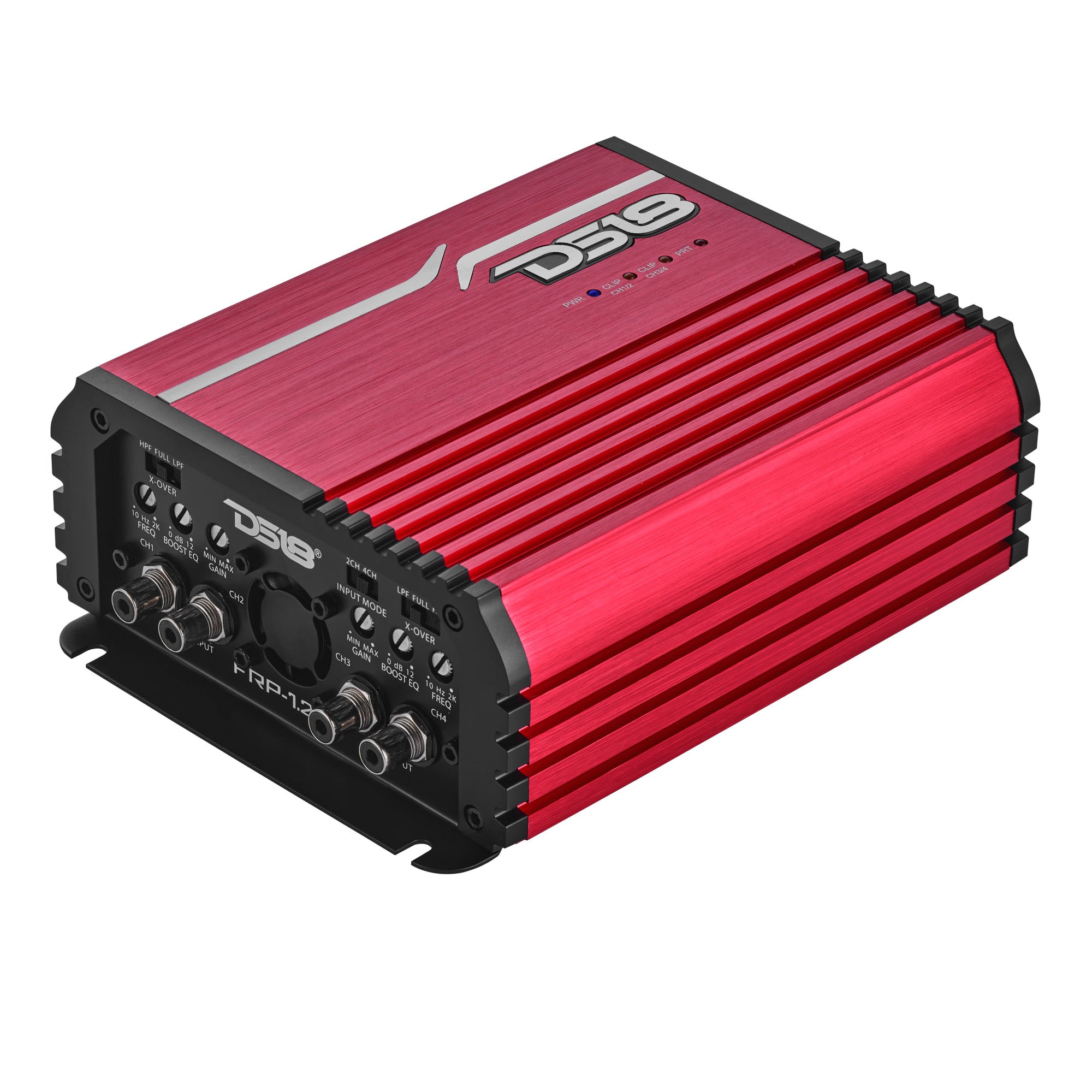 DS18 FRP-1.2K4/RD FRP Compact 4-Channel Full-Range Class-D Amplifier | 1200W RMS