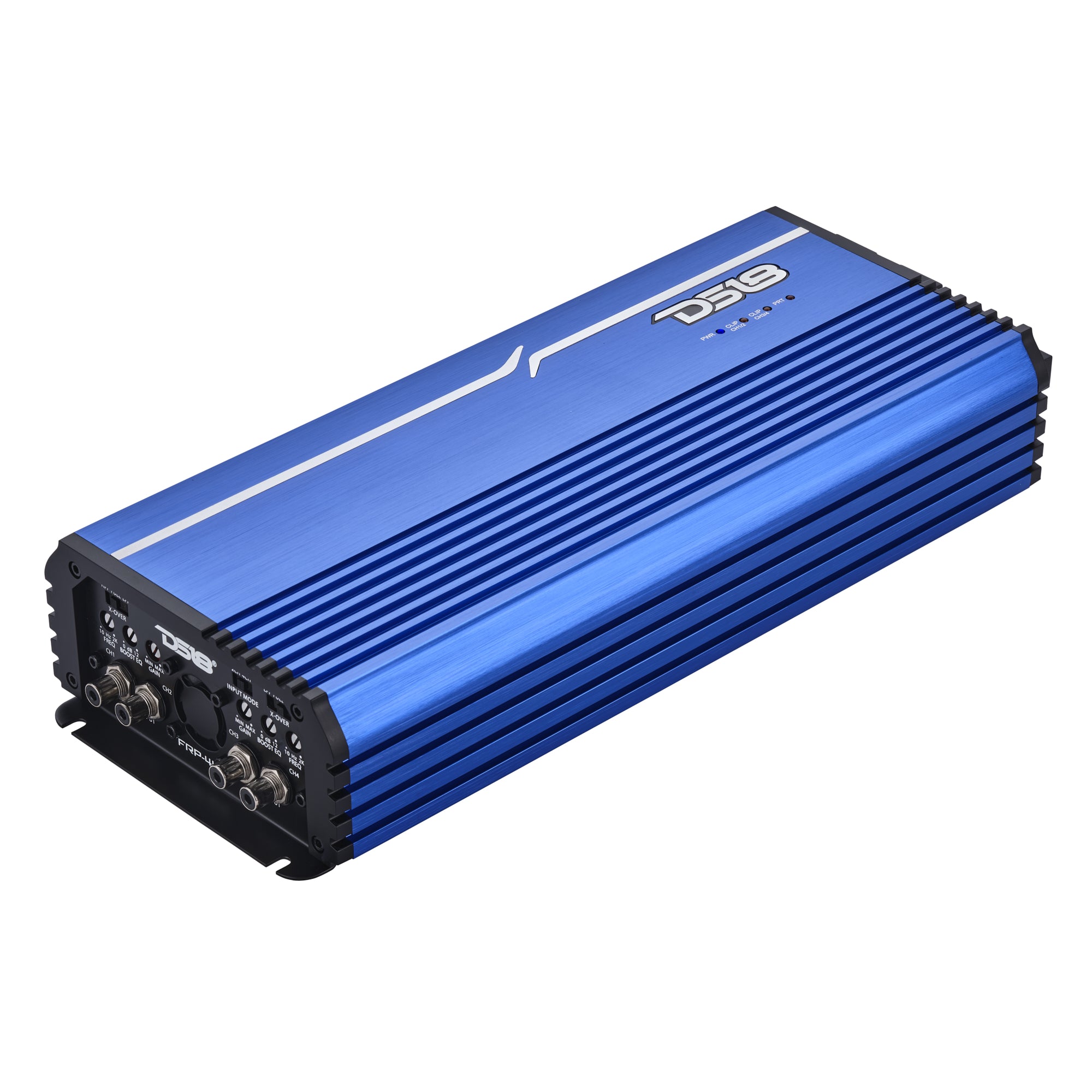 DS18 FRP-4K4/BL FRP Compact 4-Channel Full-Range Class-D Amplifier | 4000W RMS