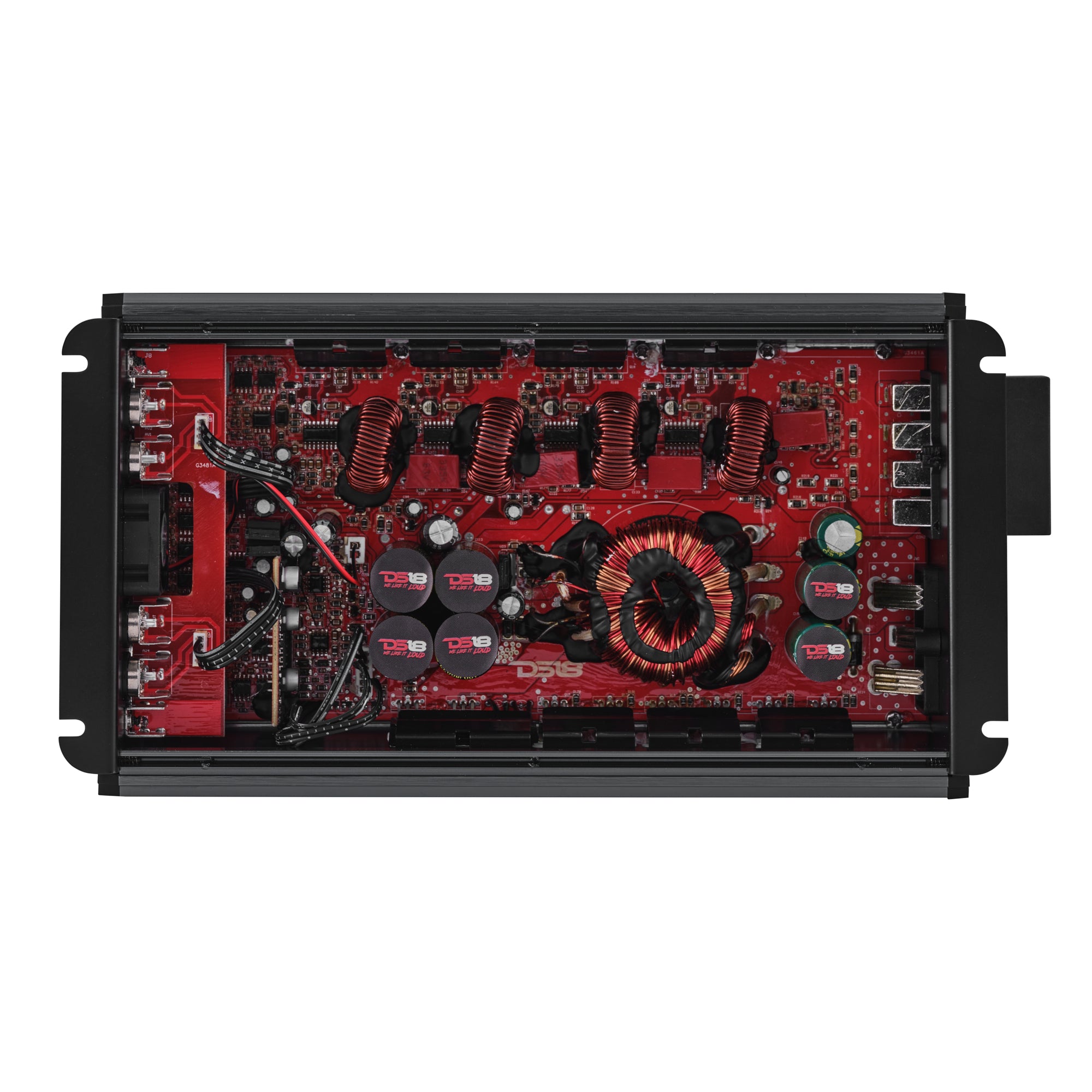 DS18 FRP-2.4K4/TI FRP Compact 4-Channel Full-Range Class-D Amplifier | 2400W RMS