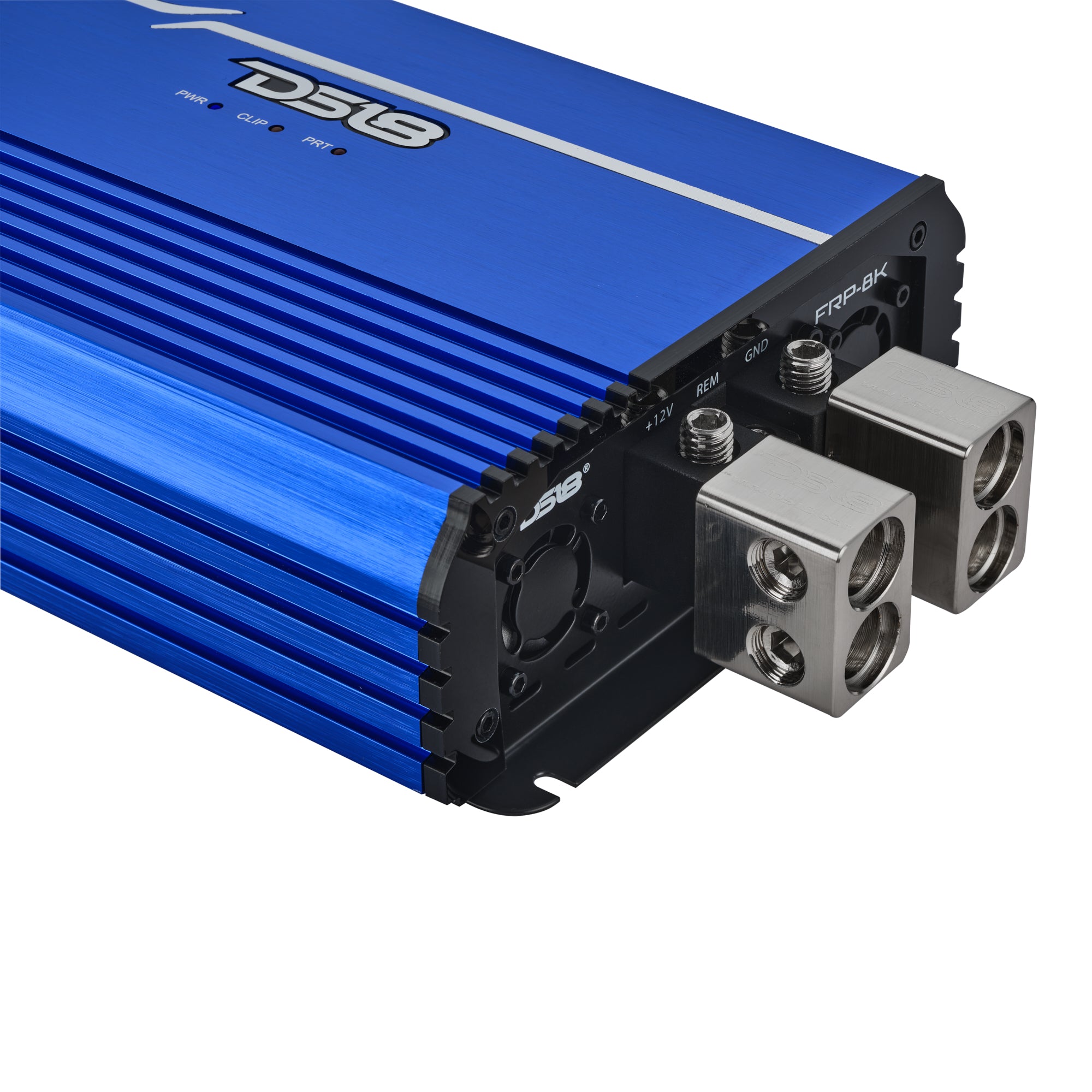 DS18 FRP-8K/BL FRP Compact Full-Range Class D 1-Channel Amplifier 8,000 Watts Rms @ 1-Ohm
