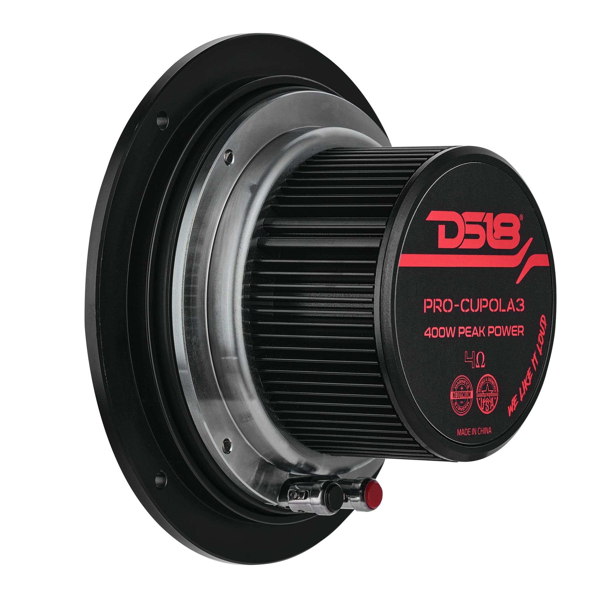 DS18 PRO-CUPOLA3 5.25'' High End Professional Soft Dome Mid Range Loudspeaker with Neodymium Magnet | 300W RMS 4-Ohm