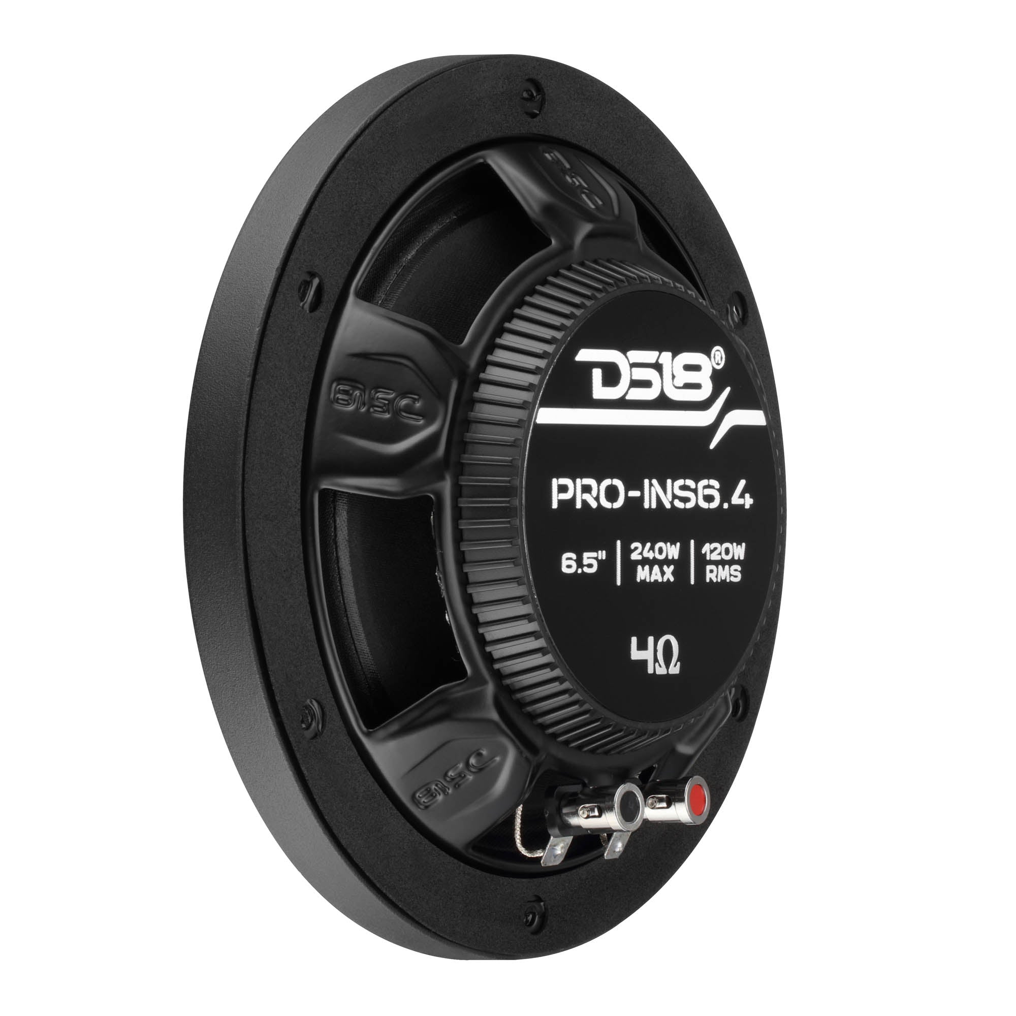DS18 PRO-INS6.4 6.5” Ultra Slim Mid-Range Loudspeaker with Neodymium Magnet | 120W RMS 4-Ohm