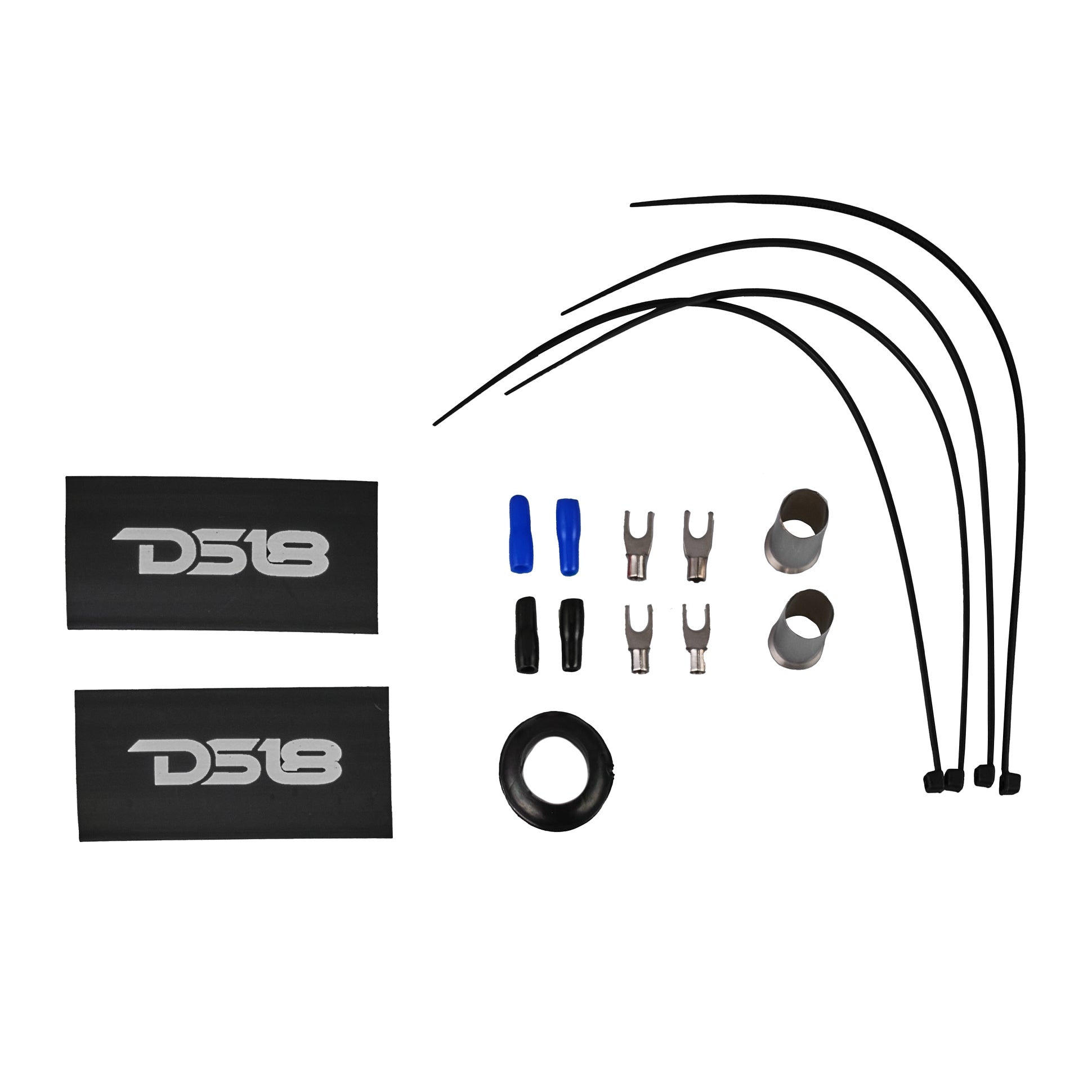 DS18 AKIT0.BL 0-GA Amplifier Installation Wiring Kit - Blue