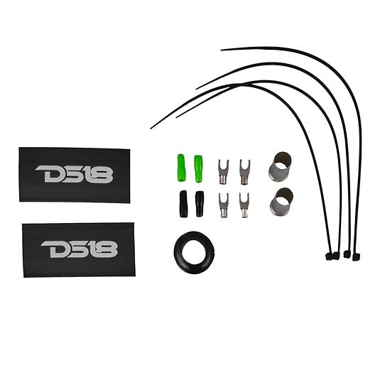 DS18 AKIT0.GR 0-GA Amplifier Installation Wiring Kit - Green
