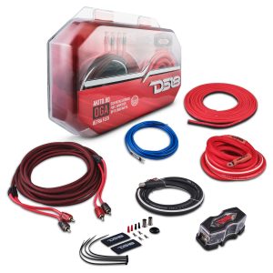 DS18 AKIT0.RD 0-GA Amplifier Installation Wiring Kit - Red