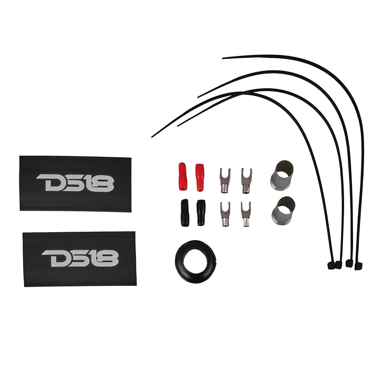 DS18 AKIT0.RD 0-GA Amplifier Installation Wiring Kit - Red