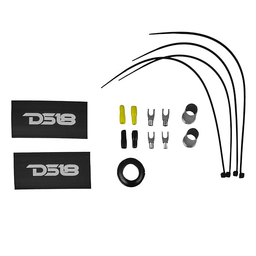 DS18 AKIT0.YL 0-GA Amplifier Installation Wiring Kit - Yellow