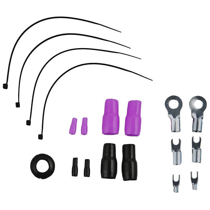 DS18 AKIT4.PU 4-GA Amplifier Installation Wiring Kit - Purple