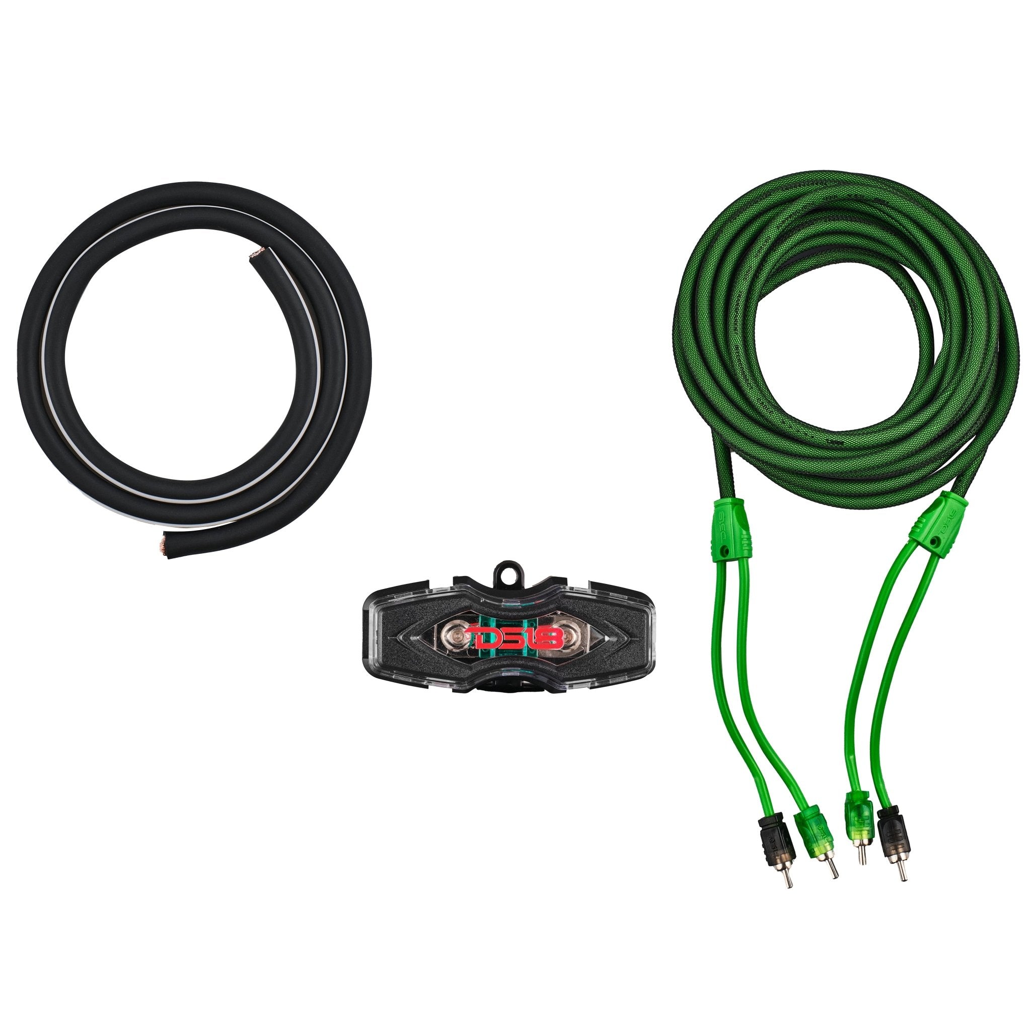 DS18 AKIT4.GR 4-GA Amplifier Installation Wiring Kit - Green