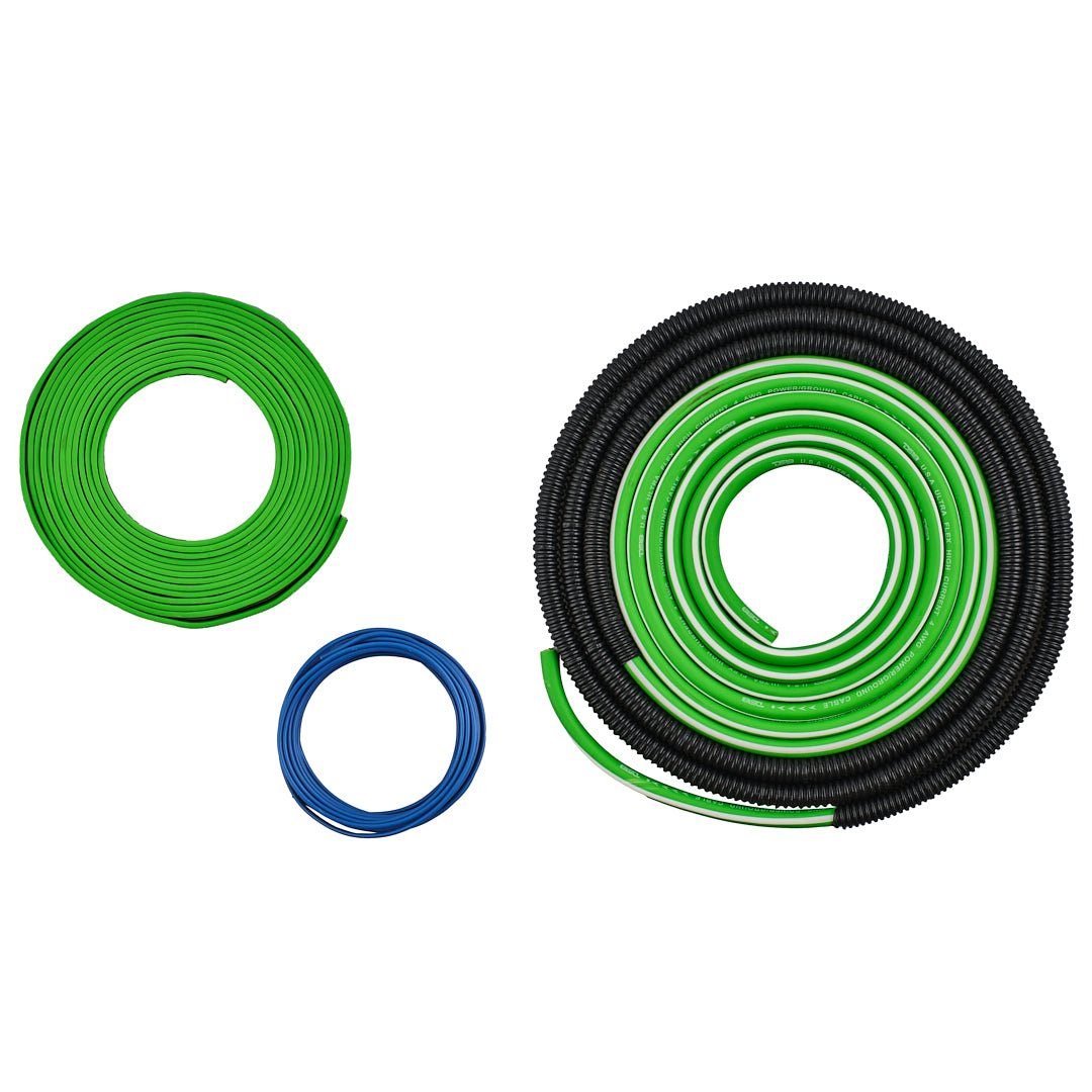 DS18 AKIT4.GR 4-GA Amplifier Installation Wiring Kit - Green