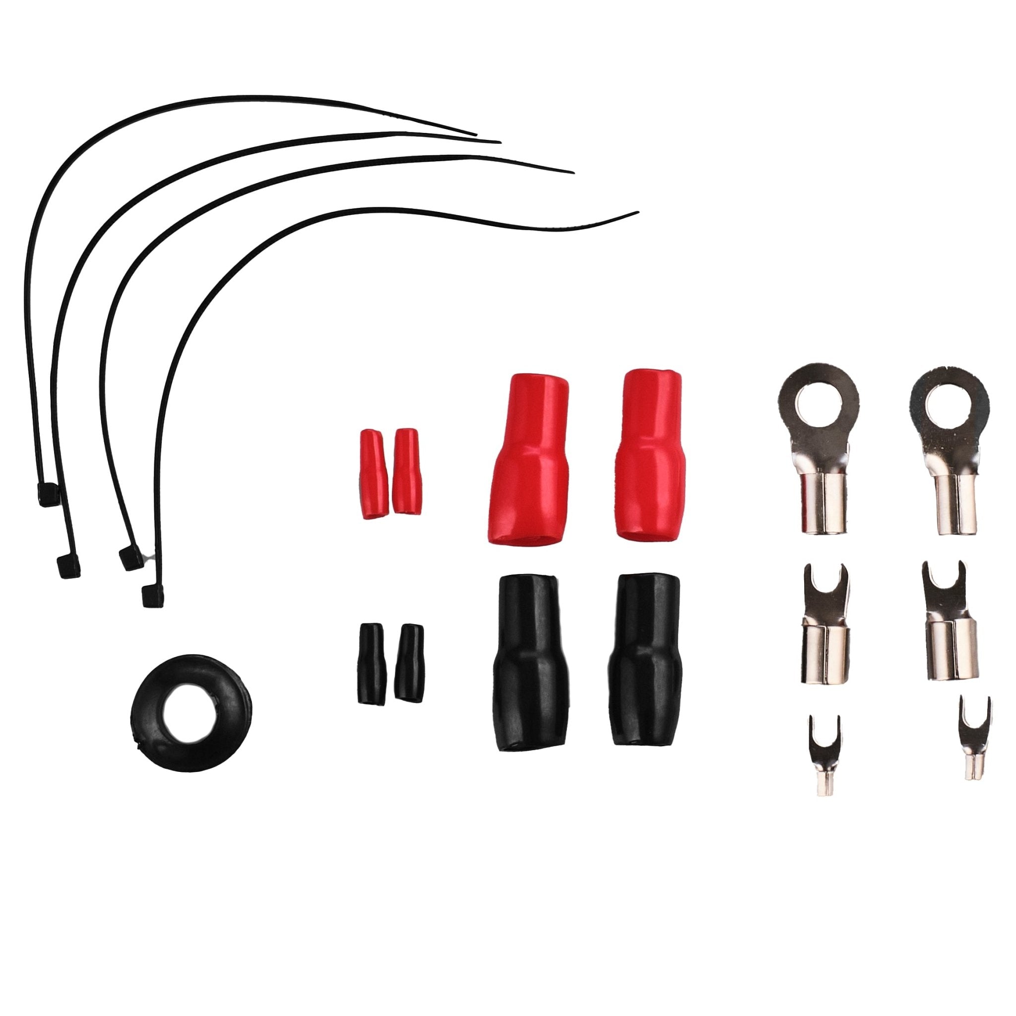 DS18 AKIT4.RD 4-GA Amplifier Installation Wiring Kit - Red