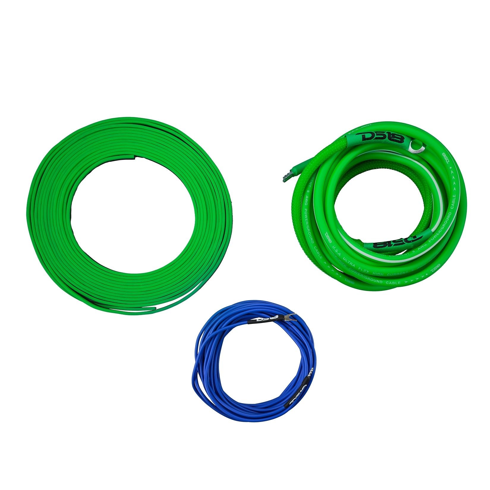 DS18 AKIT8.GR 8-GA Amplifier Installation Wiring Kit - Green
