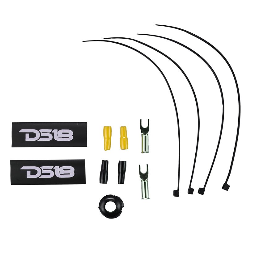 DS18 AKIT8.YL 8-GA Amplifier Installation Wiring Kit - Yellow