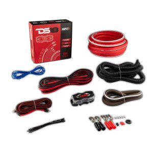 DS18 AMPKIT0 0-GA CCA Amplifier Installation Kit - RED
