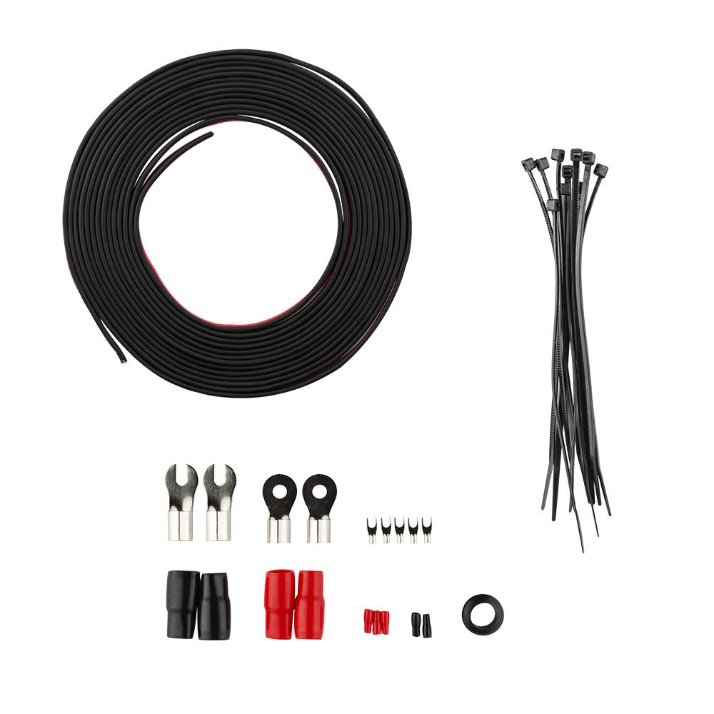 DS18 AMPKIT4 4-GA CCA Amplifier Installation Kit - RED