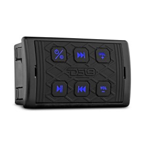 DS18 BTRC-SQ Marine And Powersports Waterproof Bluetooth Audio Receiver With Controls
