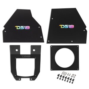 DS18 CA-X3DASHDN Can-Am Maverick X3 Lower Bracket Kit for MRX150 Head-Unit with Center Console Covers and LED Badges