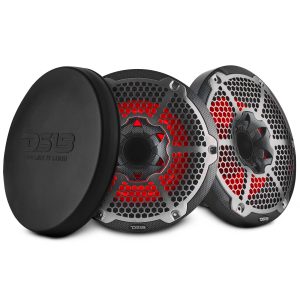 DS18 CF-10MD 10” Marine 2-Way Hybrid Speaker with RGB LED, Compression Driver and Neodymium Magnet | 450W RMS 4-Ohm