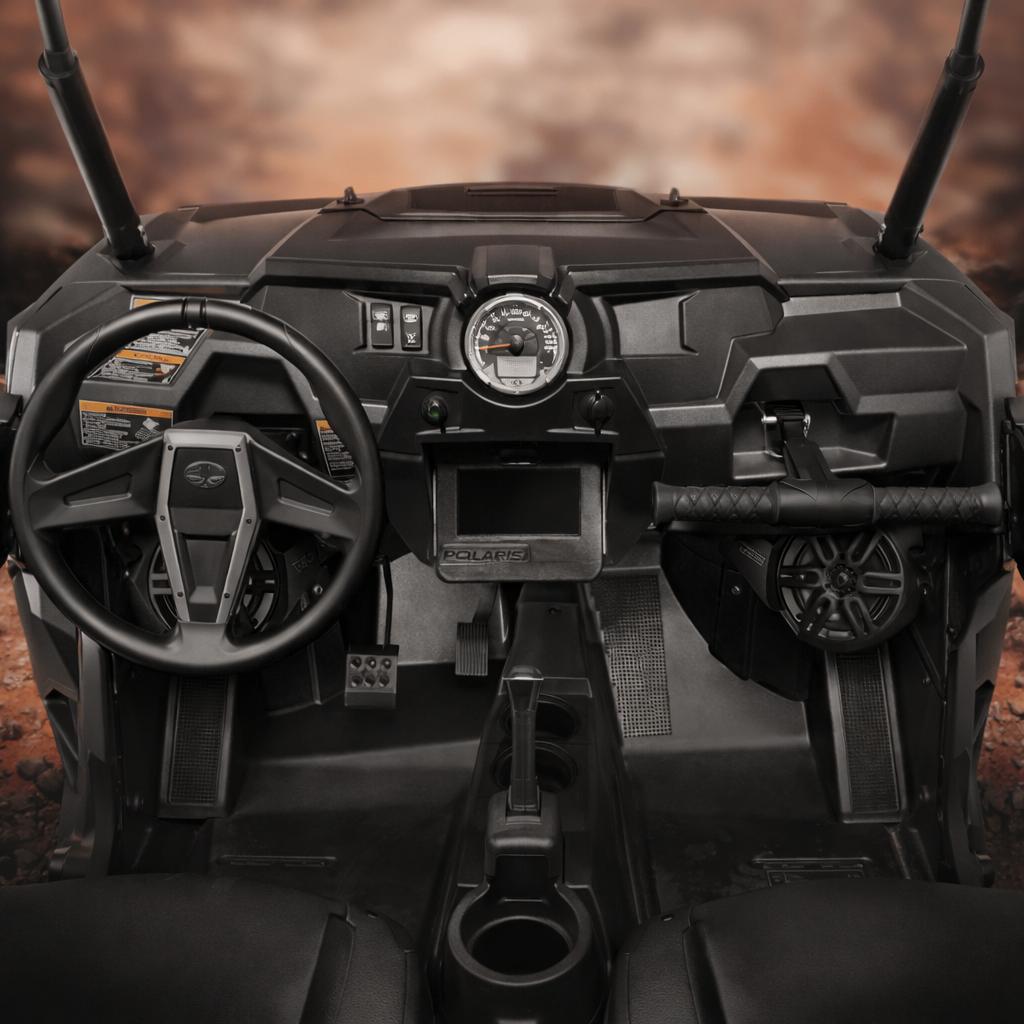 DS18 RZR-KP6BT Polaris RZR Front Kick Panel Pods with 6.5” Active Speakers and Bluetooth