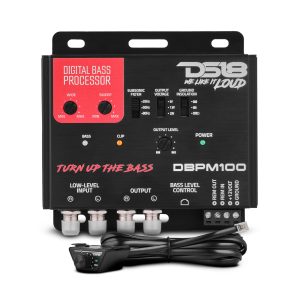DS18 DBPM100 Digital Bass Processor 2-Channel Pre-Amp Input / Output