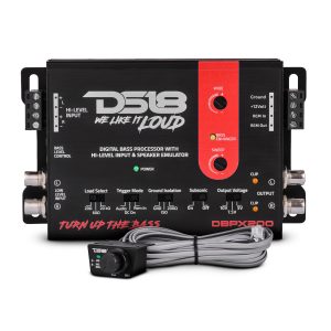 DS18 DBPX200 Digital Bass Processor with Hi to Low Signal Converter & Speaker Emulator
