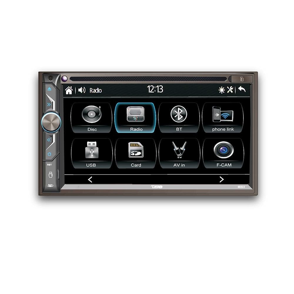 DS18 DDX6.9 6.9" Touchscreen Double-DIN Headunit with DVD, Bluetooth, USB and Mirror Link