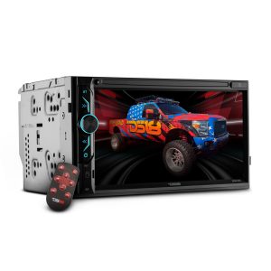 DS18 DDX6.9 6.9" Touchscreen Double-DIN Headunit with DVD, Bluetooth, USB and Mirror Link