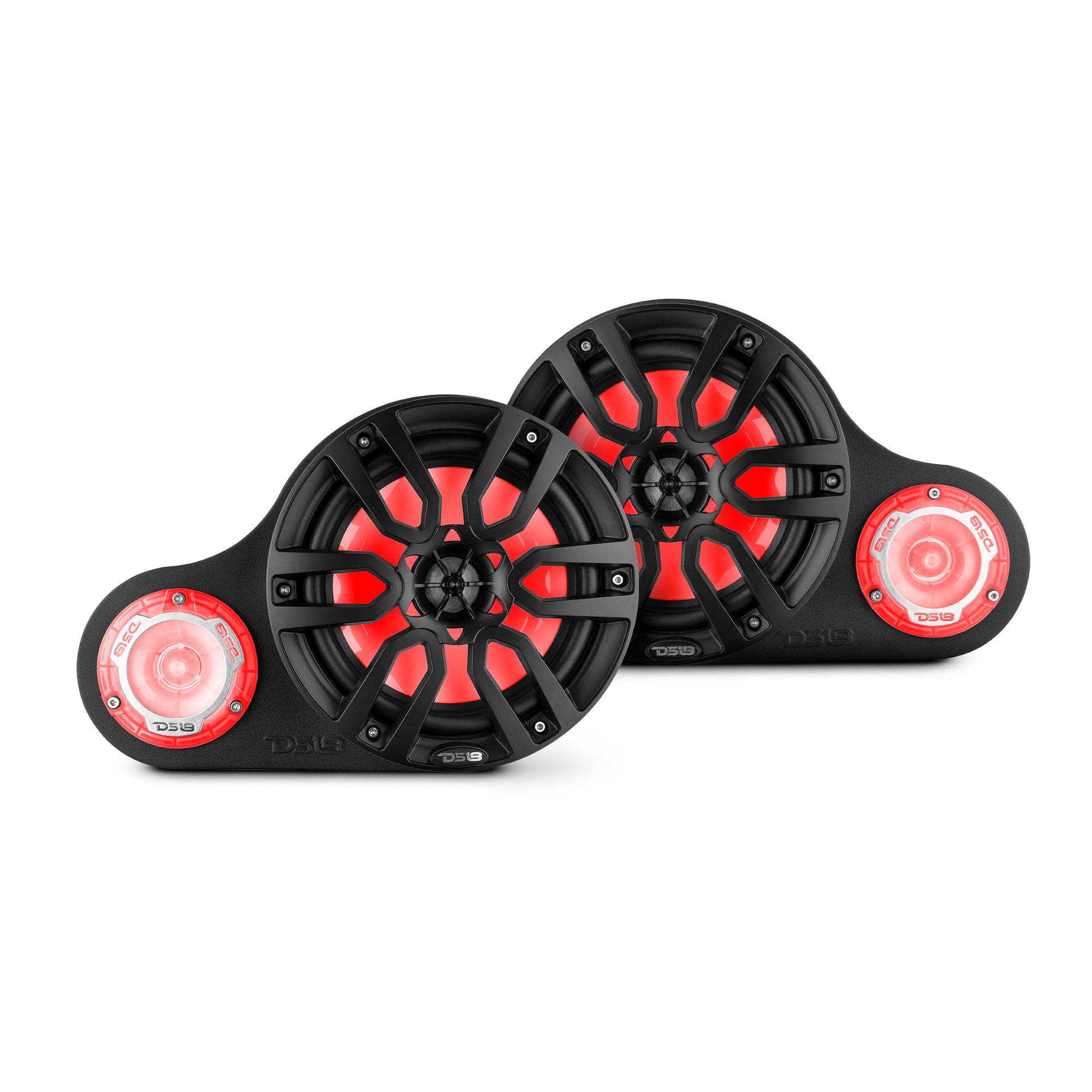 DS18 EN8PLD High Density Abs 2-Way Universal Pod Loaded With 8" Loudspeaker and 1 X 3.78” Tweeter