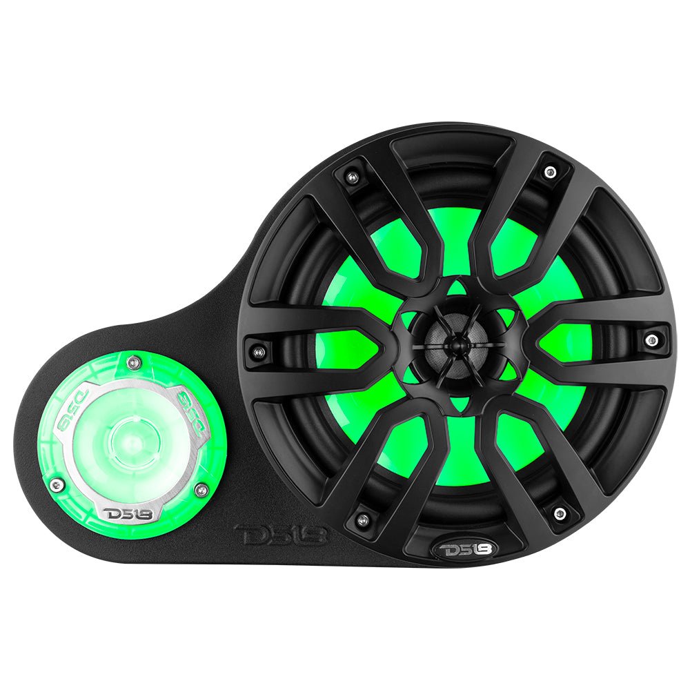 DS18 EN8PLD High Density Abs 2-Way Universal Pod Loaded With 8" Loudspeaker and 1 X 3.78” Tweeter
