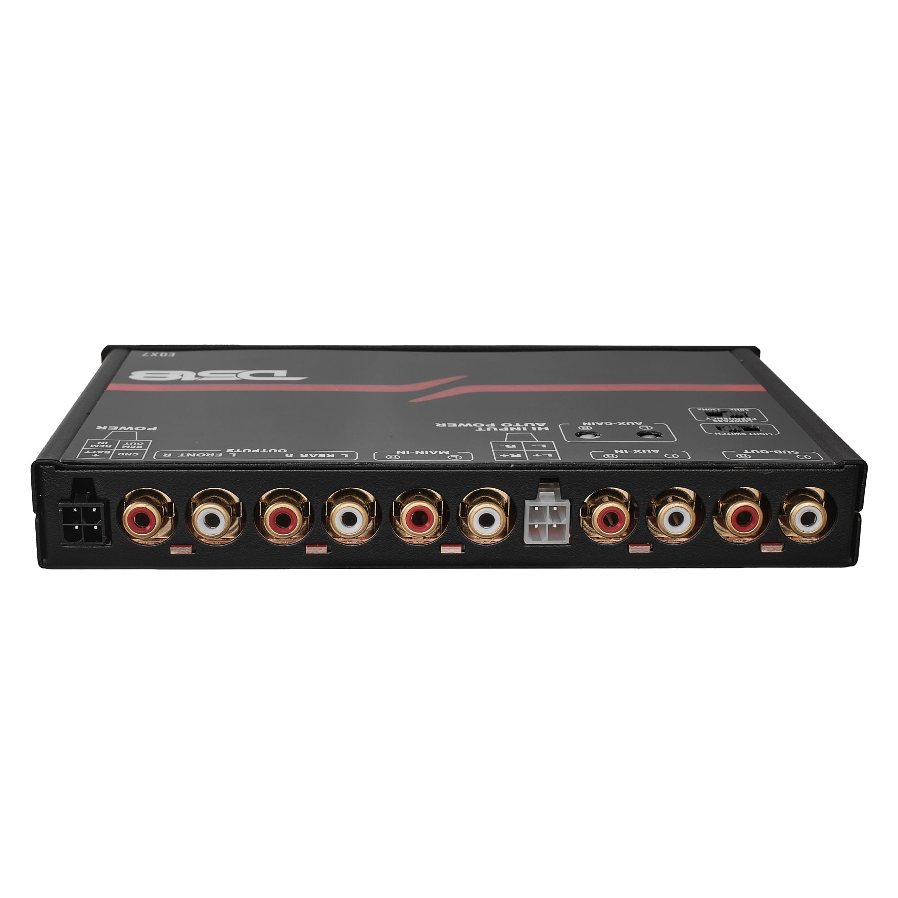 DS18 EQX7 High Volt 7-Band Equalizer with High Level Input and Auto Turn On