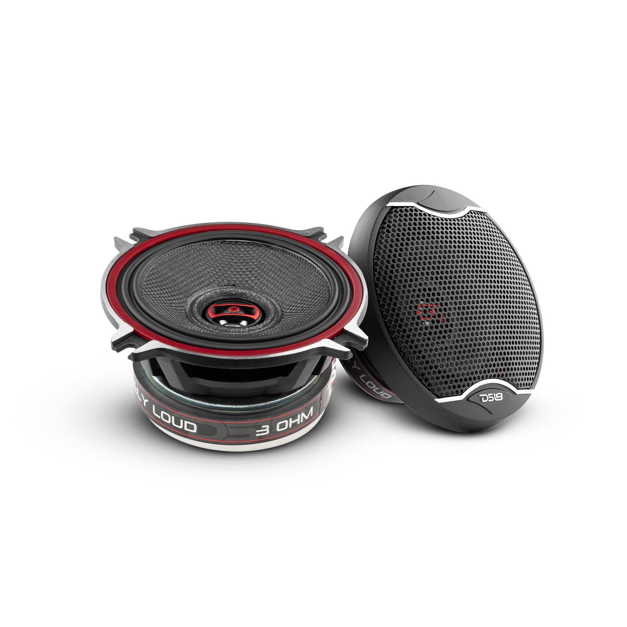 DS18 EXL-SQ4.0 EXL 4" 2-Way Coaxial Speaker with Fiber Glass Cone | 60W RMS 3-Ohm