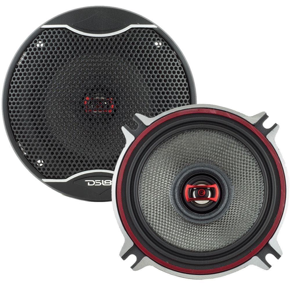 DS18 EXL-SQ4.0 EXL 4" 2-Way Coaxial Speaker with Fiber Glass Cone | 60W RMS 3-Ohm